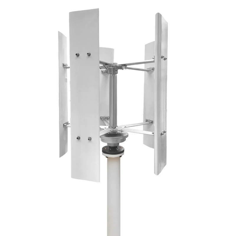 Factory Vertical Axis Maglev Wind Turbine Generator 5kw 8kw 24v 48v 5 Blades Free Energy For Homeuse Windmills Low RPM