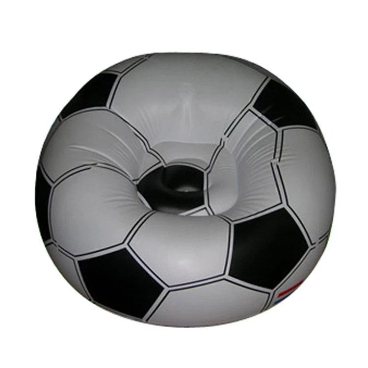 
Hot sale football design inflatable sofa PVC seat air sofa bed Wholesale Phthalate free football inflatable sofa/ air chair 