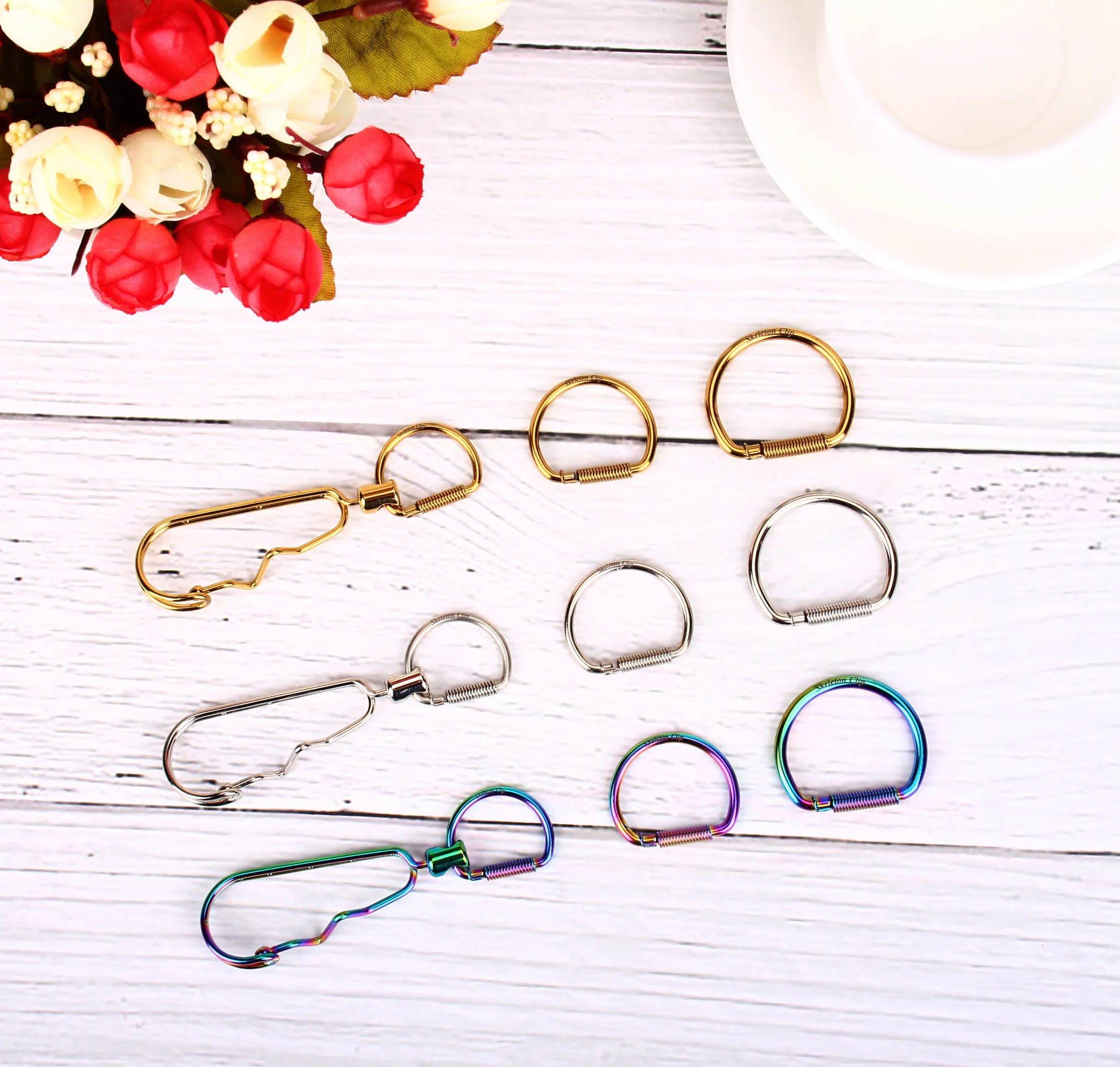 Factory Price Well-designed Key Chain Clips Automotive Key Ring