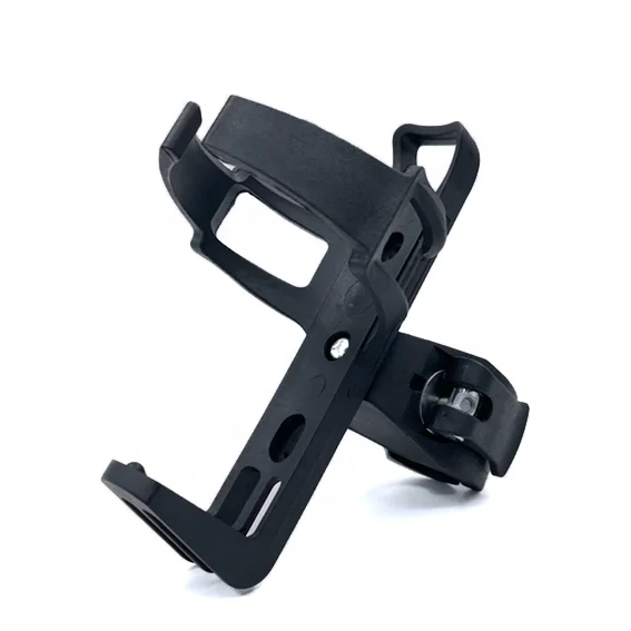 REYGEAK Outdoor Cycling Bike Black Water Bottle Cage Holder Bicycle Accessories Universal 360 Degree Rotating Bike Cup Holder