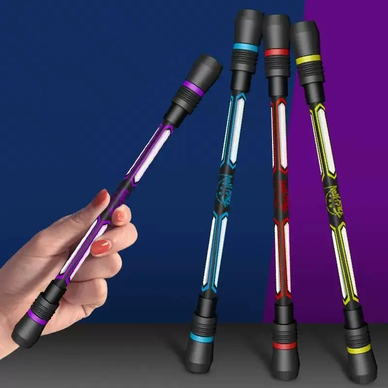 Creative Spinning Pen Hand Spinner Toy Adult Kids Stress Relieve Rotating Anti Slip Writing Pens 0.5mm Student Stationary