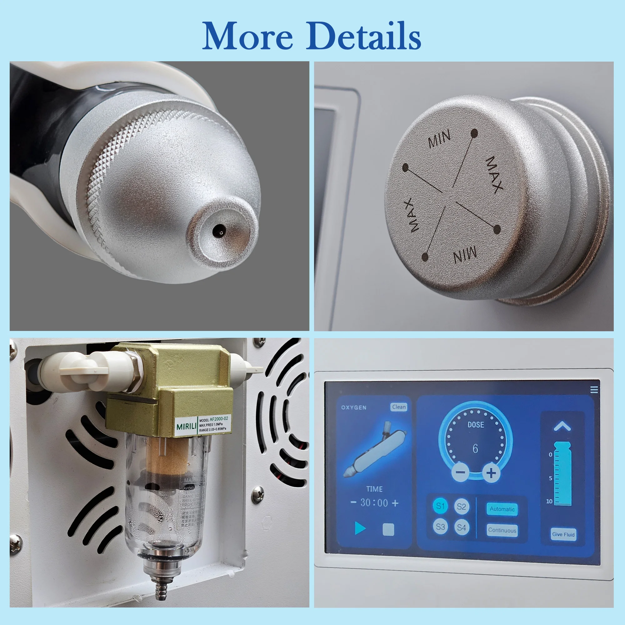 Mesotherapy 330kpa Strong Pump PRP Mesogun Machine Meso Elevating Skin Beauty with No Needles