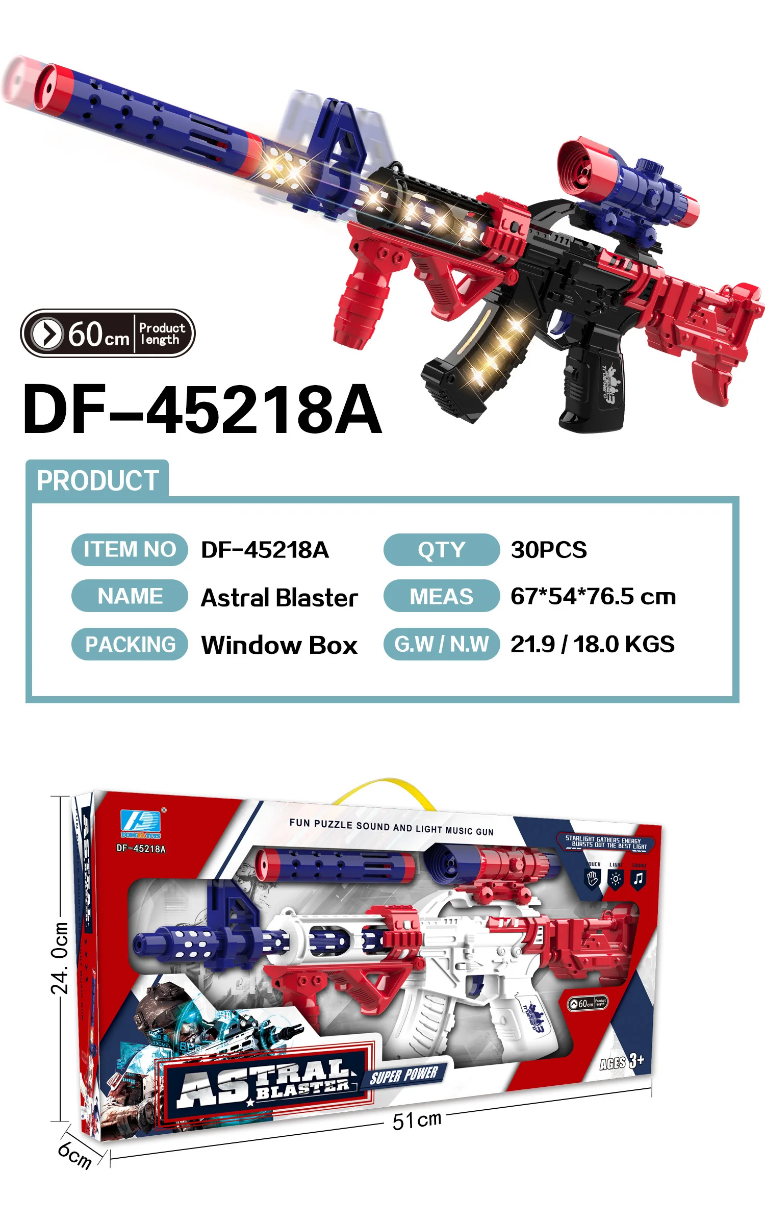 Factory Wholesale Art Creativity Light Up Smoke grenade gun electric toy gun Spray gun toy For Kid