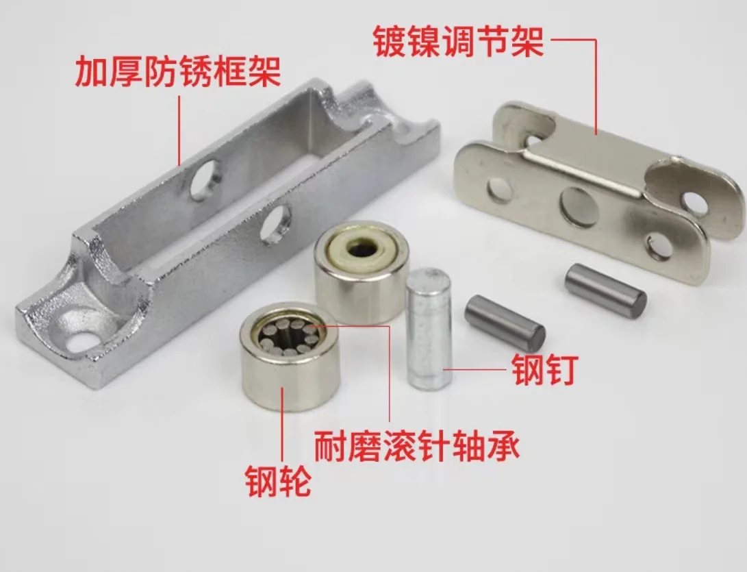 Roller with Zinc Alloy Frame for UPVC or Aluminium Frame Sliding Door and Window Hardware Accessories Manufacturer Factory Price