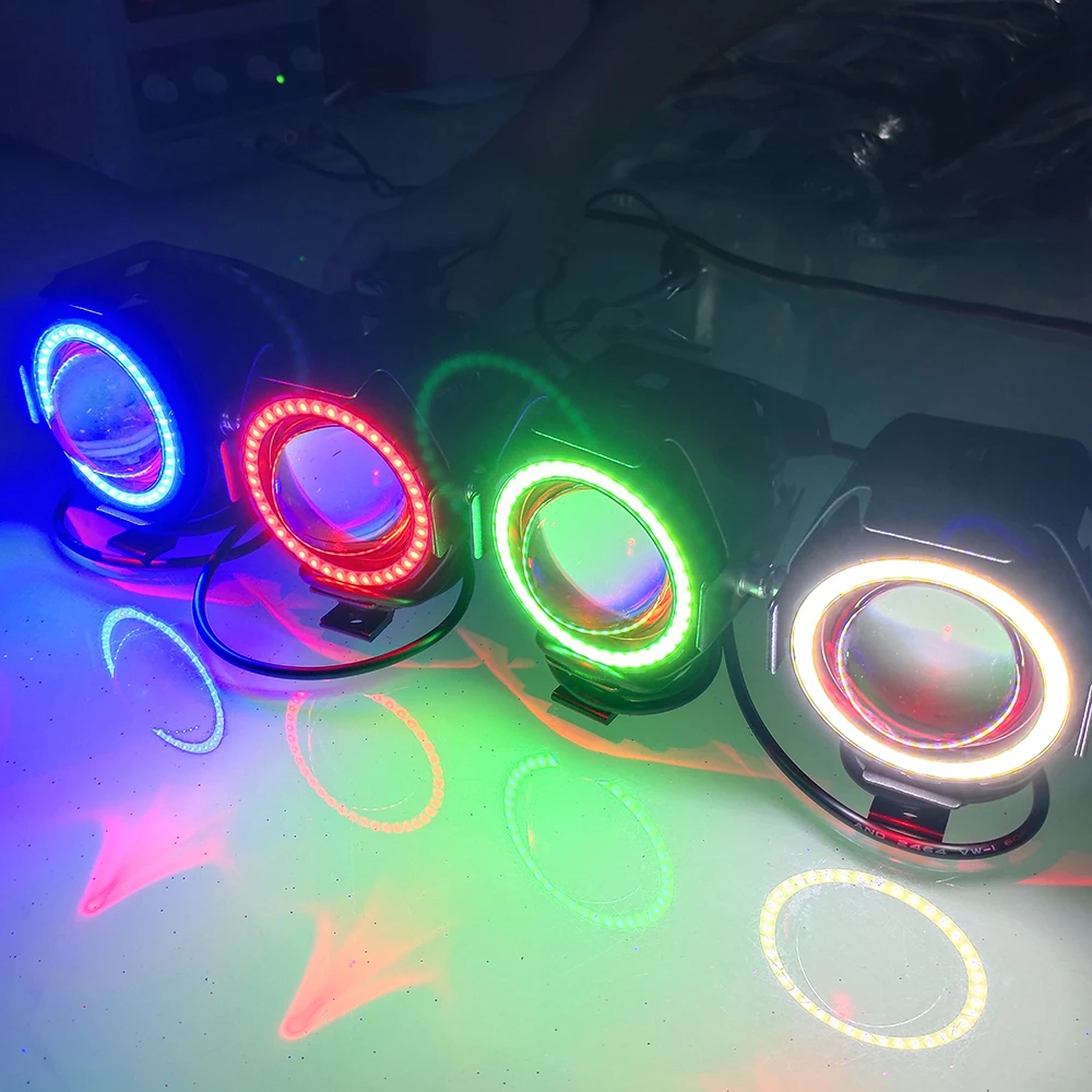 Может занять от 10 до 30 Вт LED Spot Light рабочий свет внедорожный вспомогательный дальнего света тумана для Motocicleta U7 мотоцикл