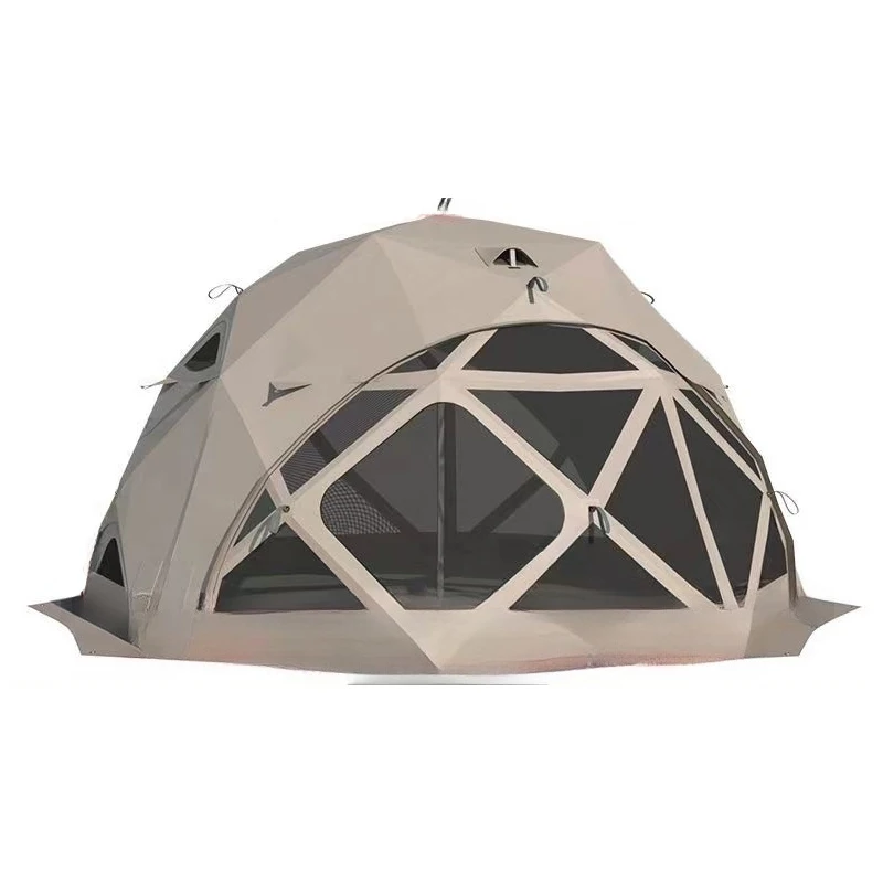 New Waterproof Exhibition Tents Resort Hotel Luxury Glamping Geodesic Dome Igloo Ball Tents House