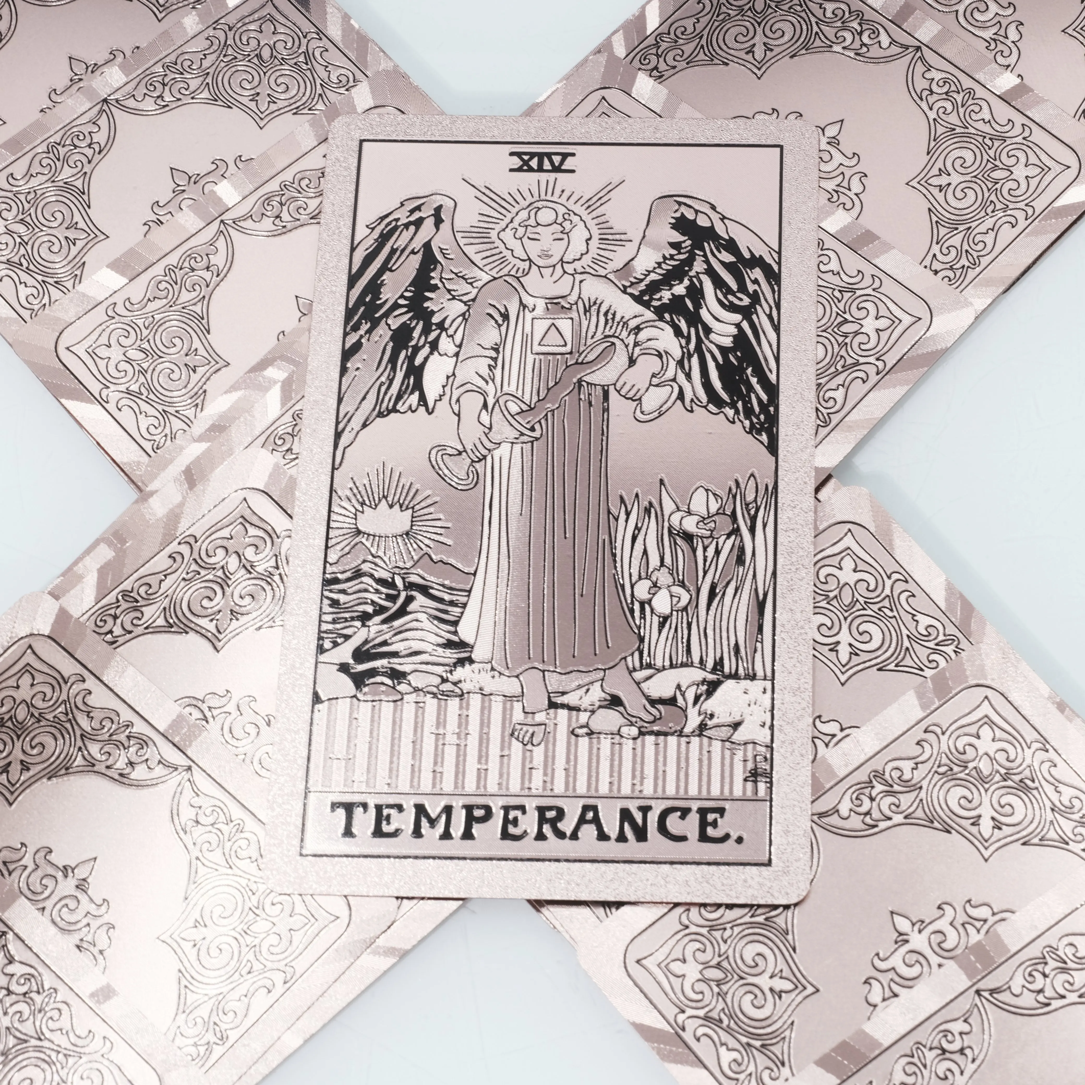 350G Gold Edges Art Paper Amazing Divination Art craft Visions Illuminated Tarot Cards for All Skill Levels