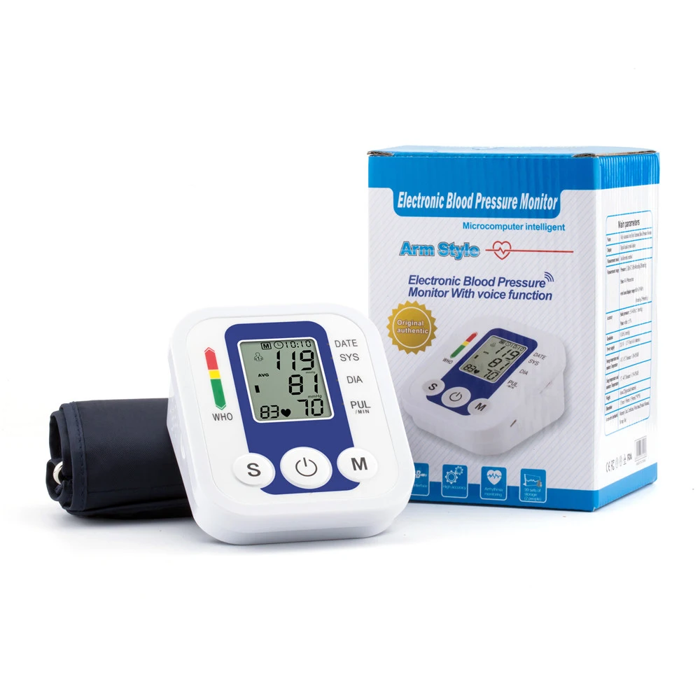 jziki household Sphygmomanometer heart rate meter wrist Bp Monitor arm Digital Blood Pressure Monitor