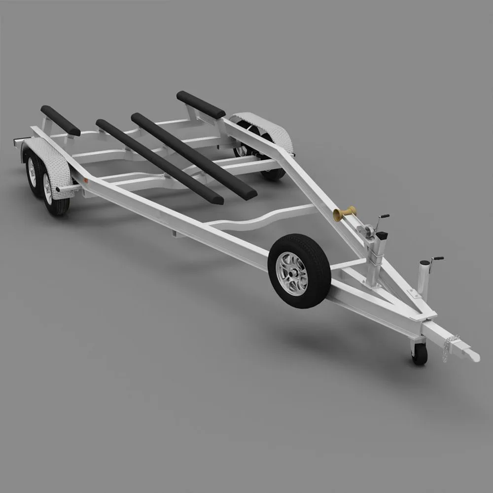 boat & watercraft trailers trailer boat double rolled boottrailer