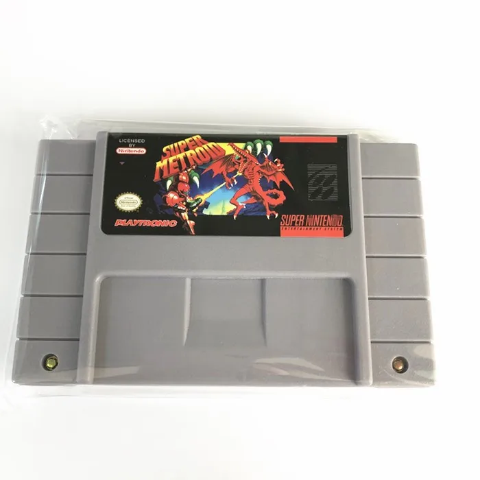 
English language save and tested well super metroid super snes games 