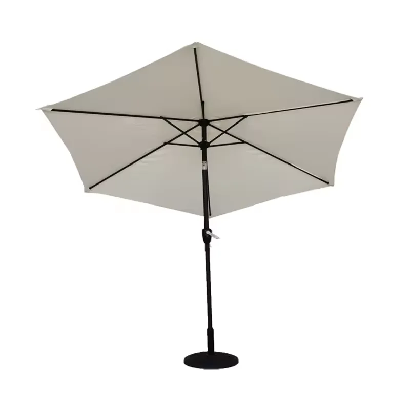 Best Price 8 Iron Ribs Outdoor Big Cantilever Umbrella with Base 2.7m