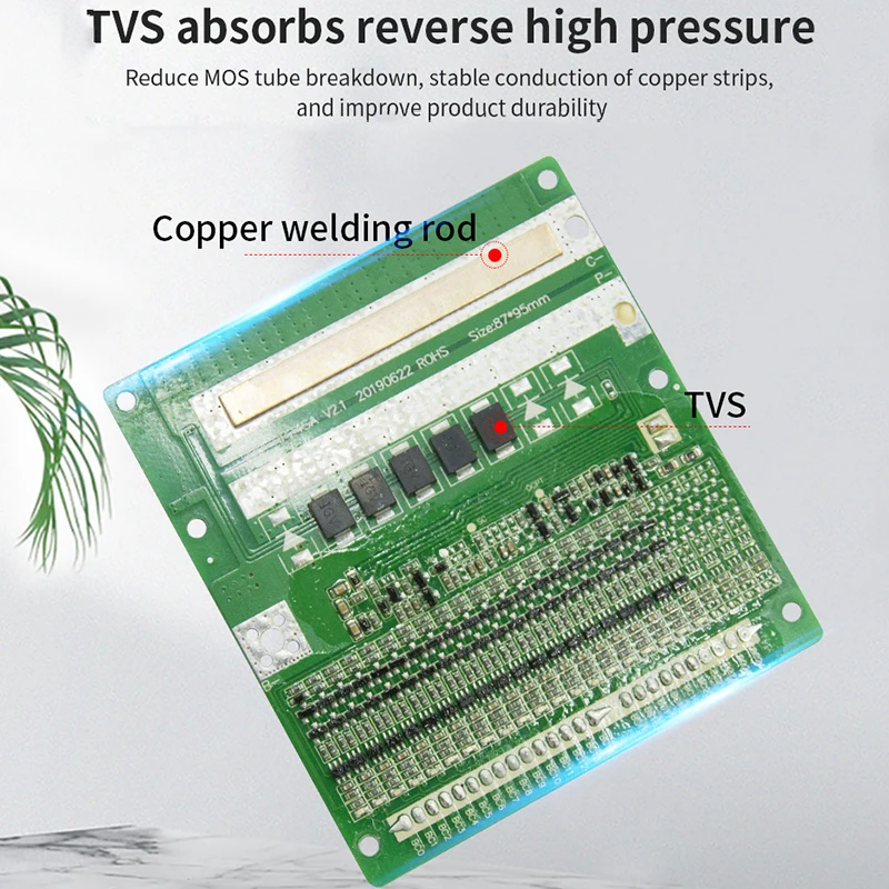 JBD non smart bms 3~24S 24V 36V 48V 30A 40A 50A Lithium Ion bms for battery 16s bms lifepo4