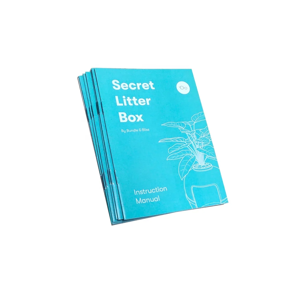 Индивидуальная маленькая офсетная бумажная мини-буклет с цветной печатью