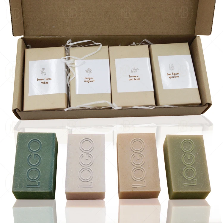 OEM Private Label Bulk Original Natural Coconut Oil Shea Butter Handmade Bath Soap Bars Cold Process Soap