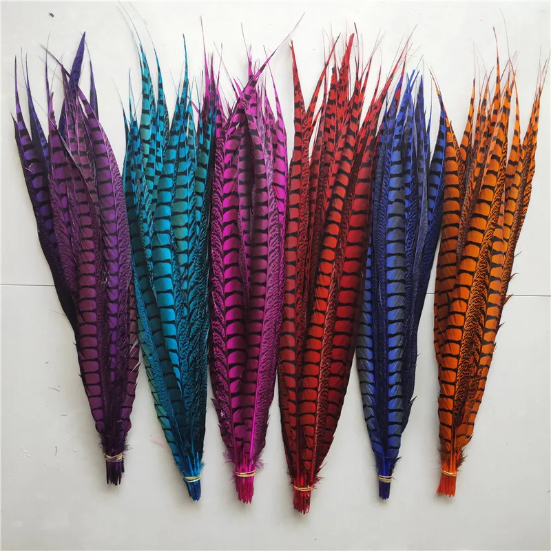 Ehfeather Good Quality natural  pheasant feather trims fringe Gorgeous Fashionable pheasant feathers