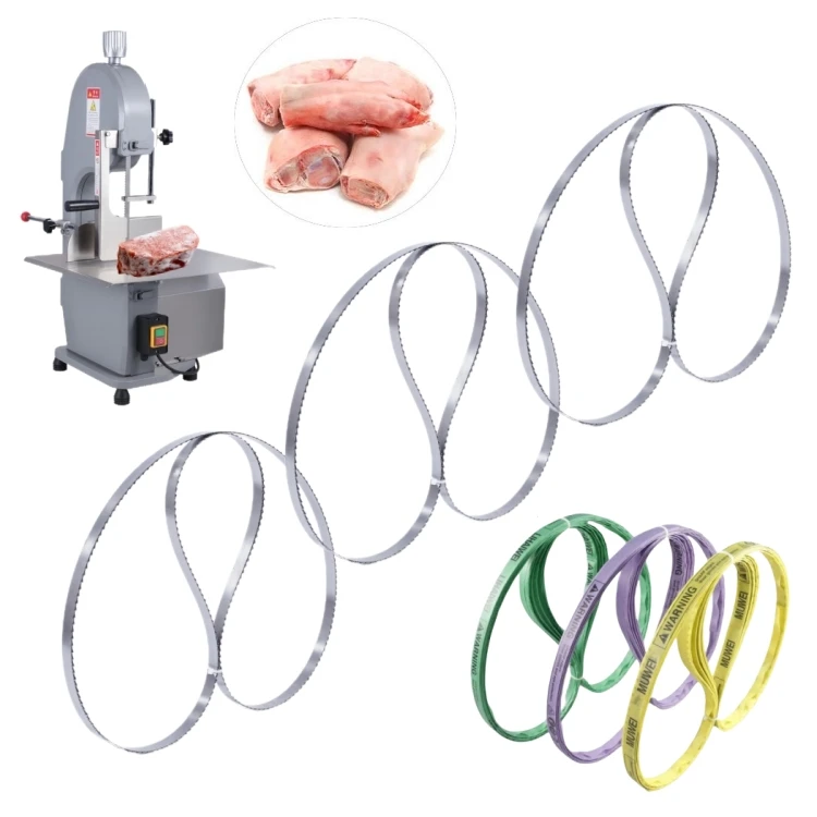 1650*16*0.56mm Meat Circular Bone Beef Butcher Band Saw Blade For Food Processing Machine