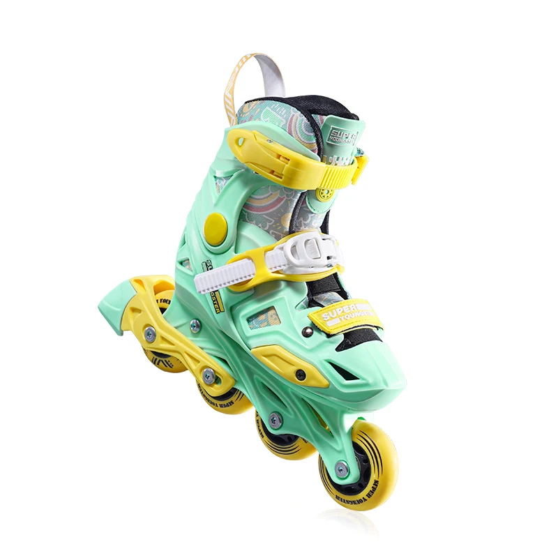 New Design Wholesale Adjustable Size Sport Inline Speed Skates And Flashing Roller Skate for for Public
