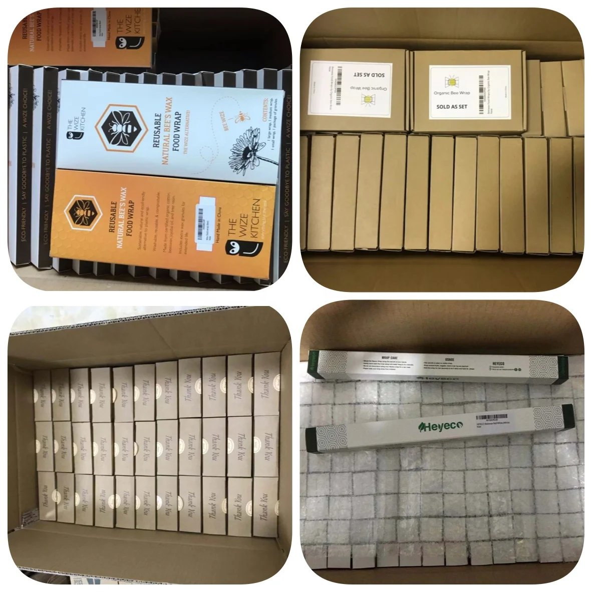  Amazon лидер продаж безопасные экологически чистые органические многоразовые пищевые обертывания пчелиного воска с частной этикеткой и сетчатым пакетом