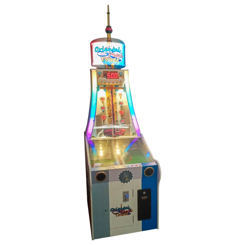 Indoor Sports Oriental Pearl Tower  Redemption Ticket Video Game Machine|Coin Operated Amusement Park Carnival Arcade Games