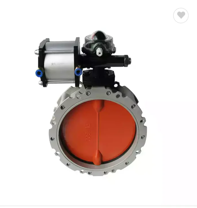 Diaphragm Type Regulating Stainless Steel Flow Control Set Pneumatic Dust Aluminum Butterfly Valve