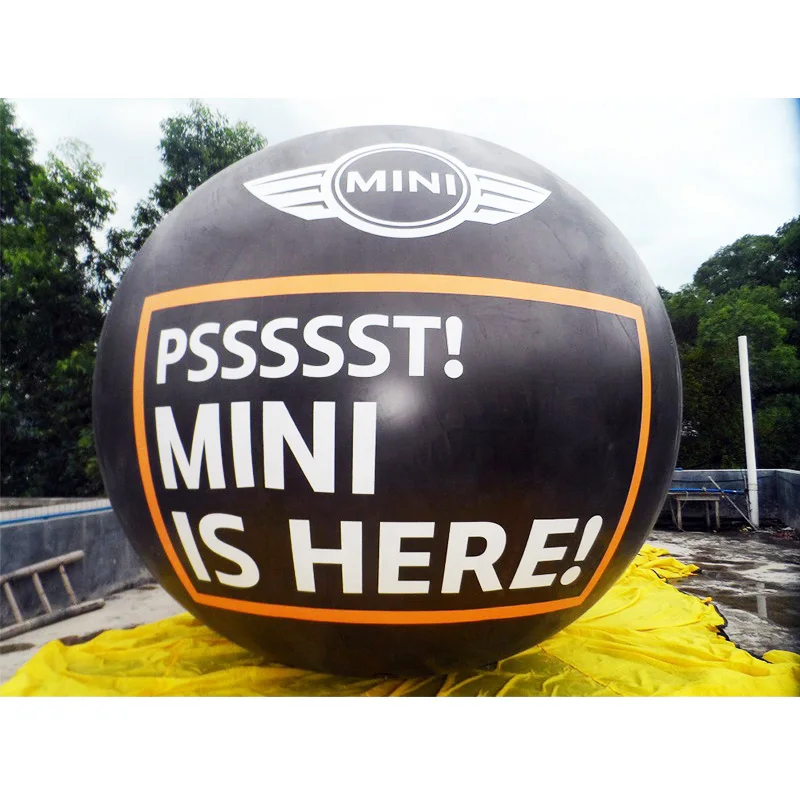 Сферический светодиодный надувной шар BOYI из ПВХ