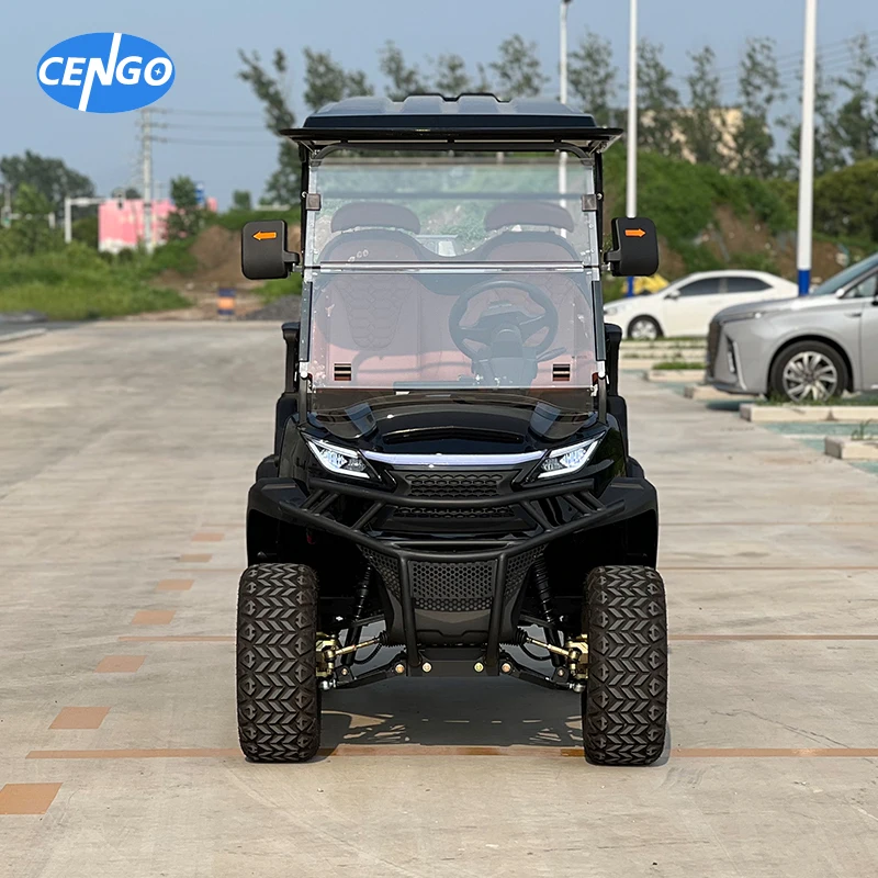 Off road 4-seater Electric Golf Cart with Bump Custom Body Color Seat Color Lifted Buggy