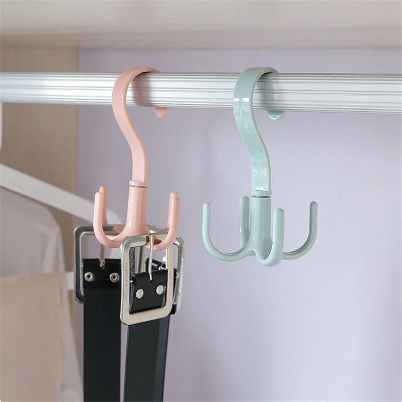F1-376 Multi-functional Drying Clothes Household Rotary Hook Racks Hangers for Cloth Storage Hangers Home Organizer Accessories