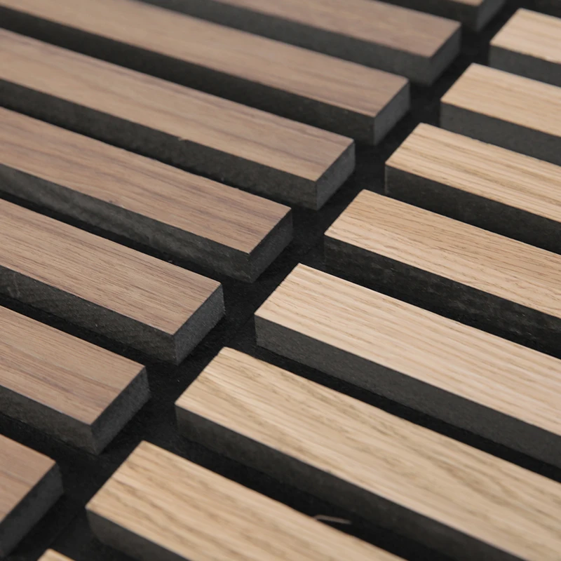 Akupanel Acoustic Slat Panel Wood Akustik Panel Wood Modern Interior Sound Proof Wall Decoration Acoustic Wall Panels