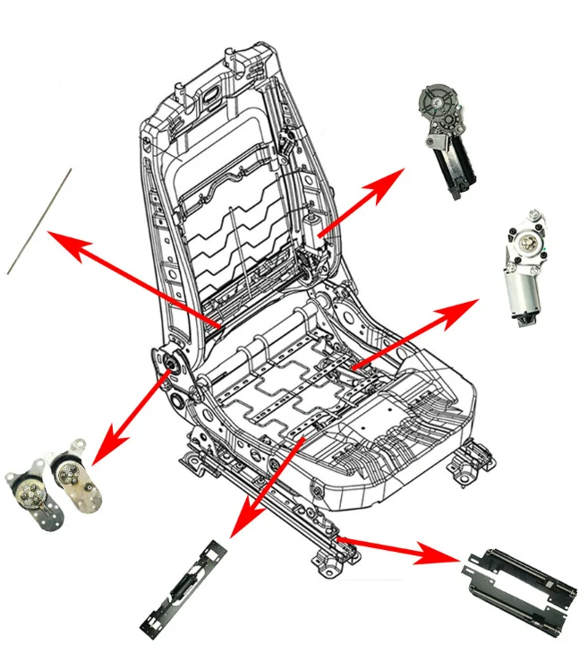 Pactory Low Price  Power Car Seat For Toyota  Land Cruiser  Prado