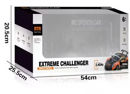 2.4G 1:8 Scale Remote Control  Car Multi Person Interactive Drift Racing Car Sports Car with Light