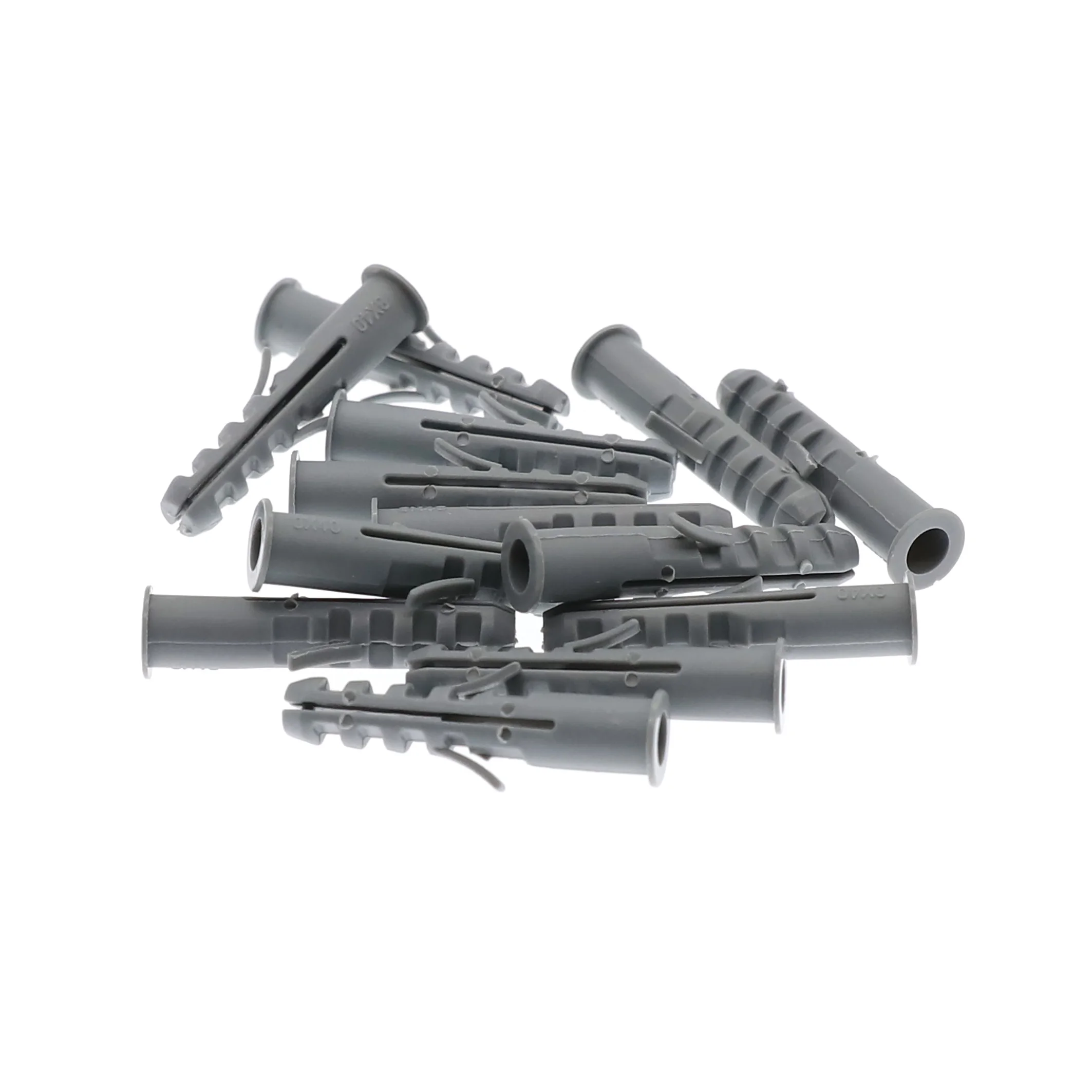 Plastic anchor wall plug nylon wall anchor 6-14mm  Drywall Screw Expanding Plug heavy duty brick wall plugs and screws factory