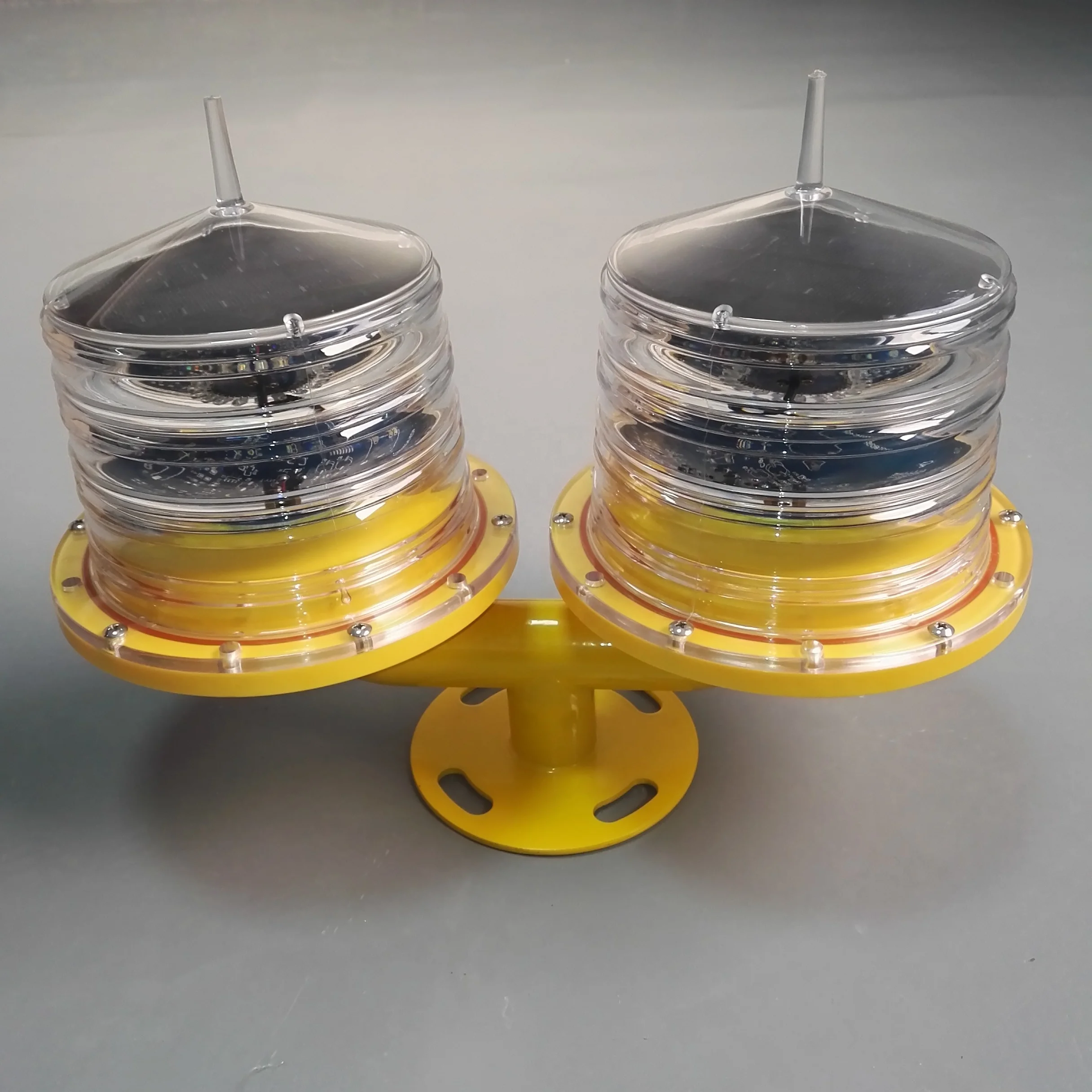 
ICAO type A GS-LS/T double solar powered towel Aviation obstruction Light 