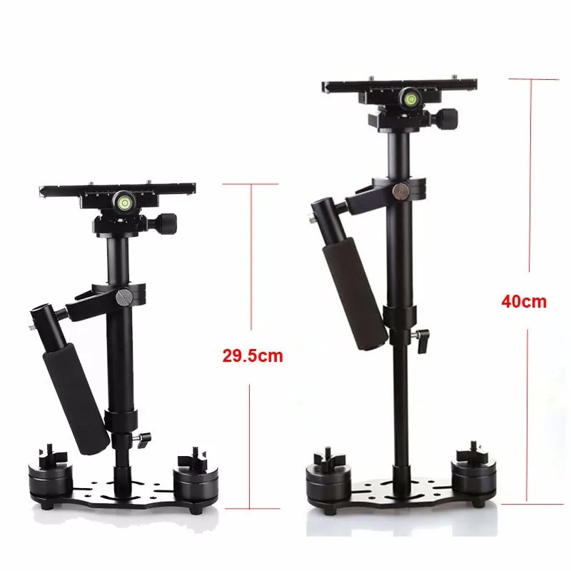  S40 профессиональная черная регулируемая подставка для камеры Steadicam ручной гироскоп DSLR карданный Стабилизатор ручка