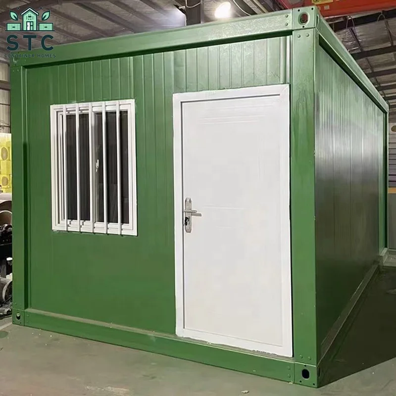 16ft Easily Transportable Semi-Managed Steel Modular Container House for Home Office Bedroom Simple Warehouse Applications