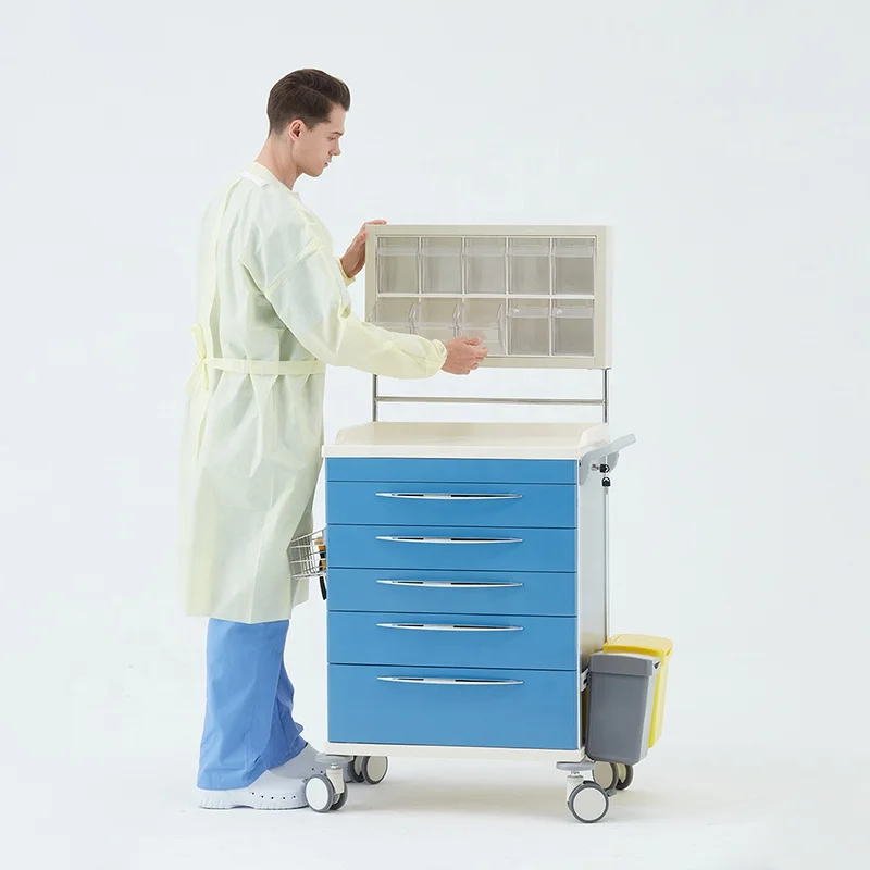 Meditroll ANS-05B Free Sample Outstanding Finish Medical Cart On Wheels