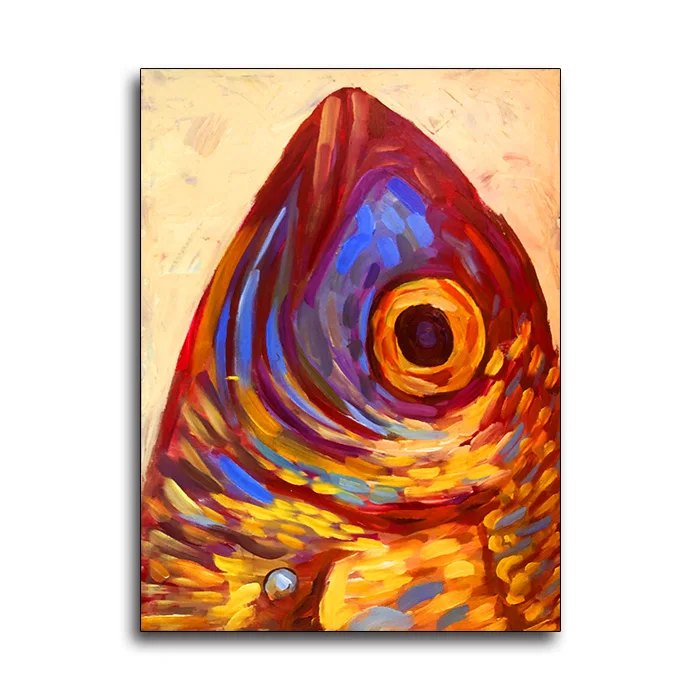 Handmade Modern Style Home Decorative A Pig with Glasses Animal Wall Art Oil Paintings On Canvas