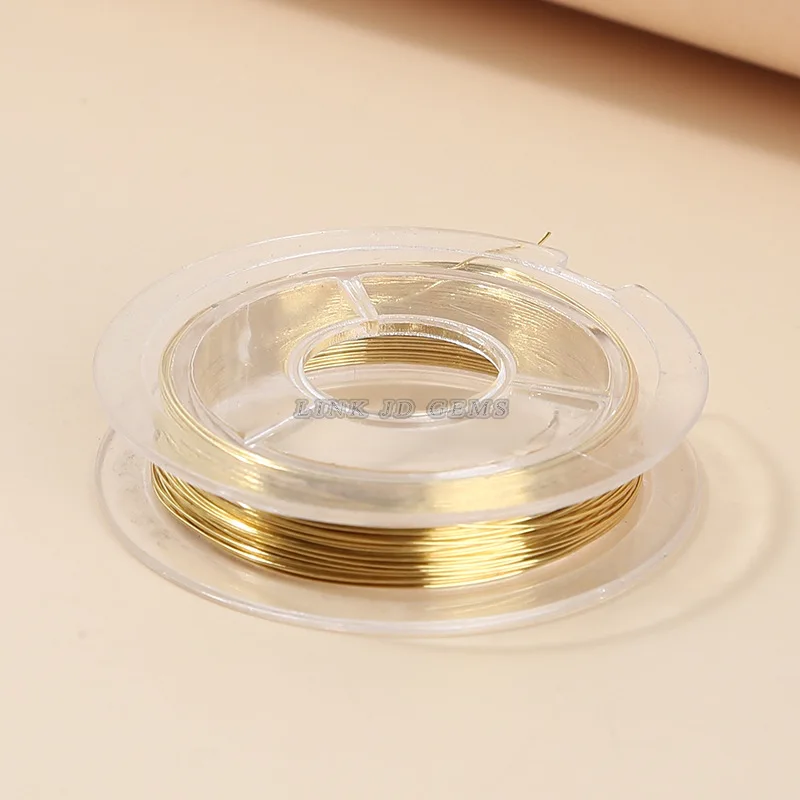 0.3mm/0.4mm Bead Rope Handicraft Cord String Beading Wire Thin Copper Wire for Jewelry Making Bracelet Necklace