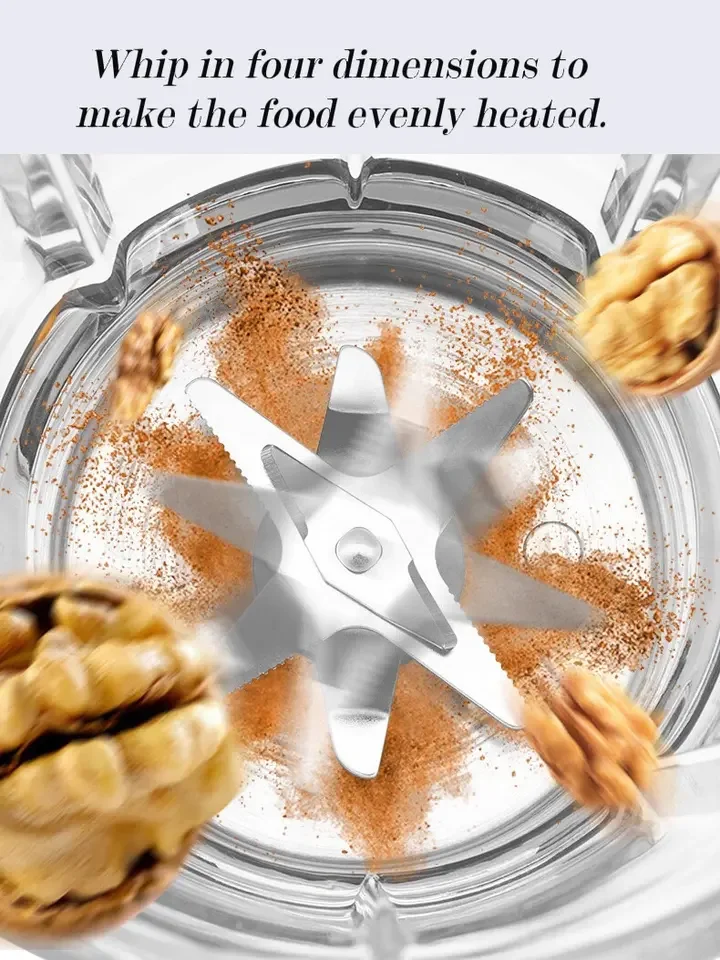 Commercial Professional High Speed Quality Cooking Electric Soya Bean Milk Heavy Duty Heating Blender