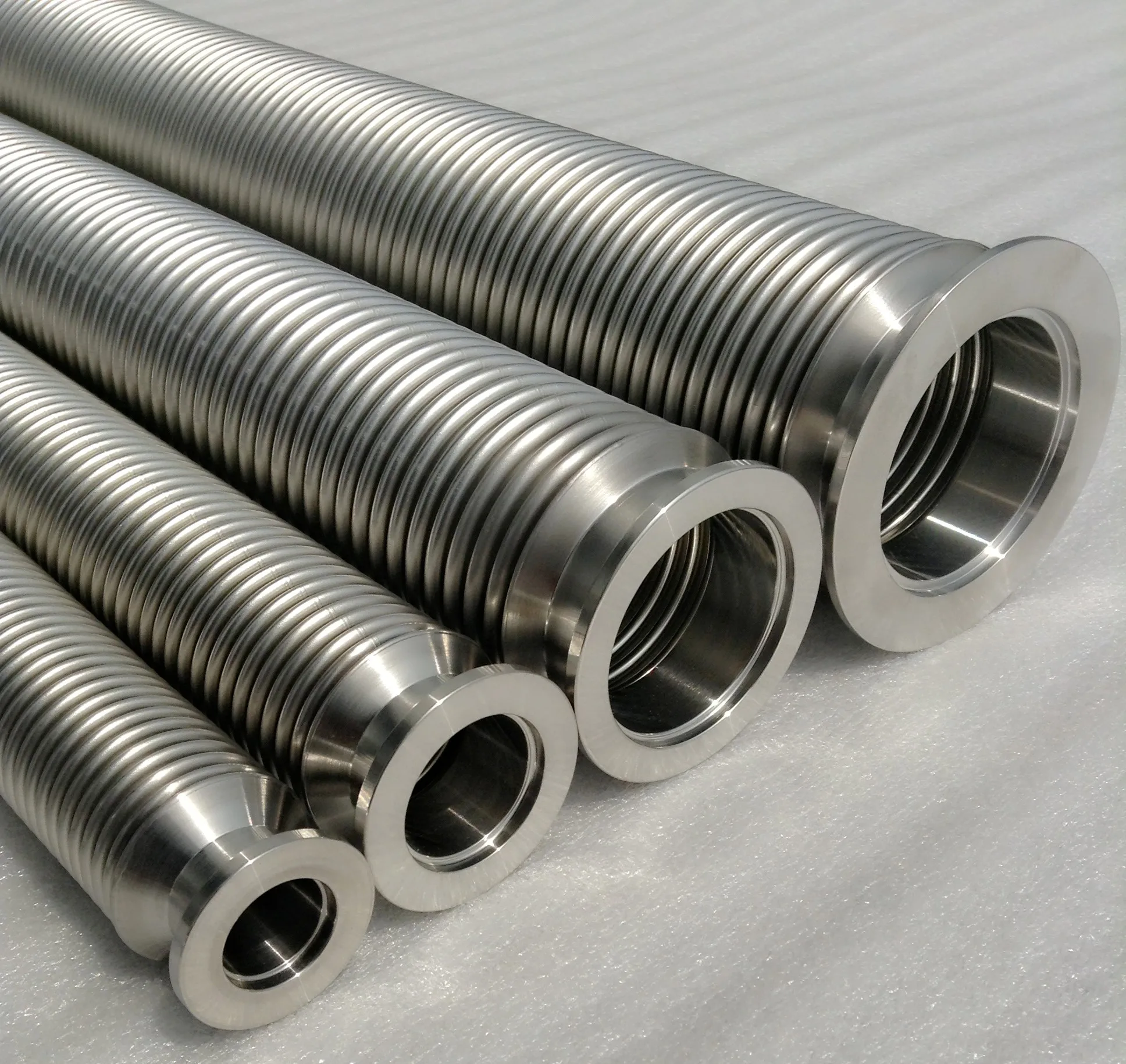 KF ISO series Highly Flexible Vacuum Hose Stainless steel bellow hose