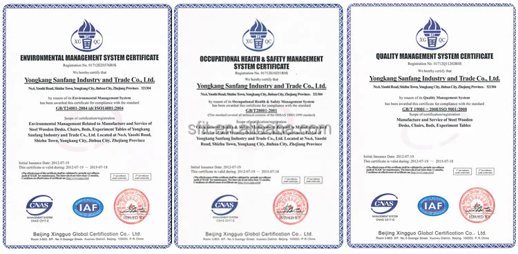 
high quality cheap eight seater dining table school funiture stainless steel folding student desk and chair 