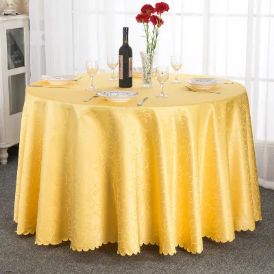Yantai tongli OEM ODM Wedding table cloths Round Tablecloths Polyester Cotton linen tablecloth for party restaurant