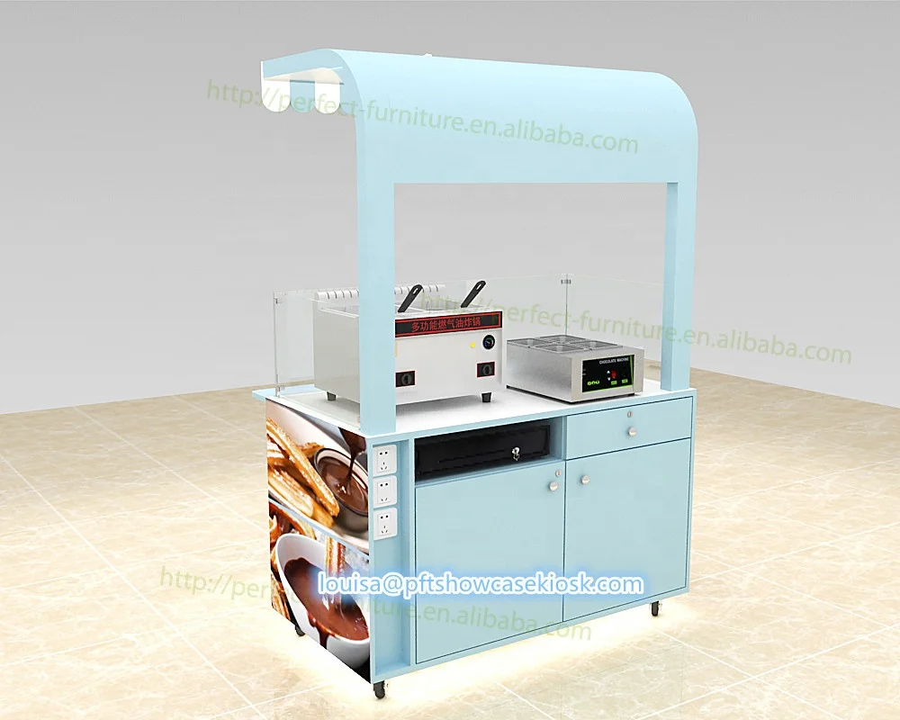 hot selling mobile coffee cart with wheels