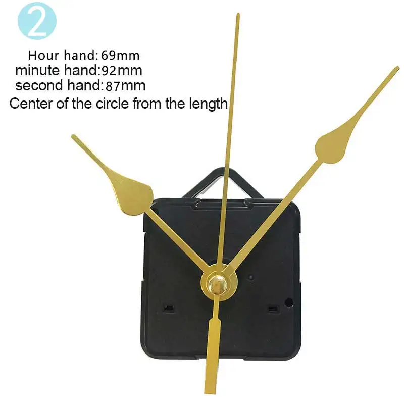 High Quality 24 Hours Quartz Wall Clock with Sports Mechanism Battery Operated Clock Parts Hands Includes Clock Work Machine
