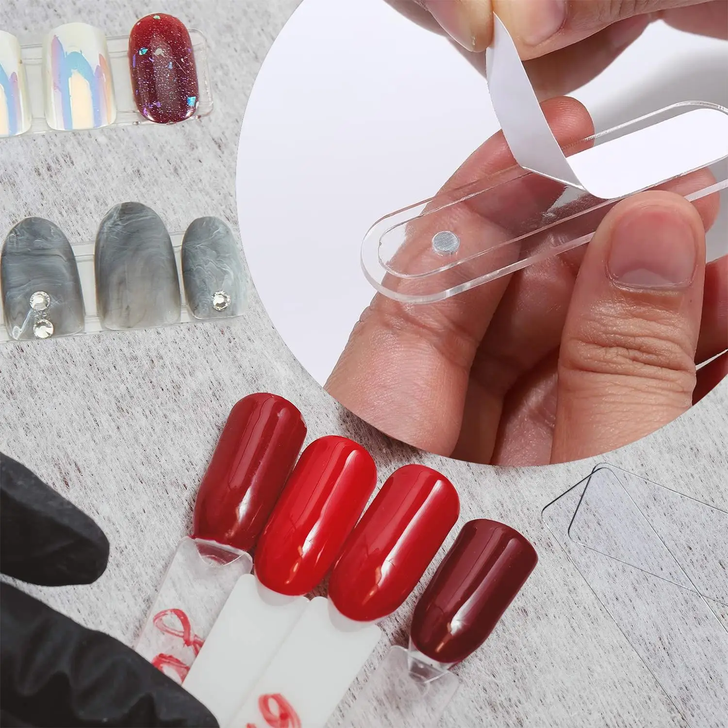 Custom Nano Double Sided Adhesive Tape For Nail Plastic Display Strip