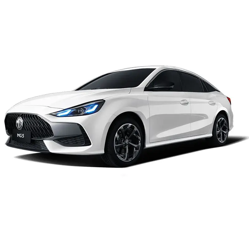 MG5 2024 new hot-selling China-made compact gasoline car MG51.5T automatic green luxury flagship version