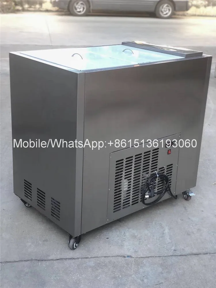 Small refrigerant fluid ice lolly making lollipop popcicle machine