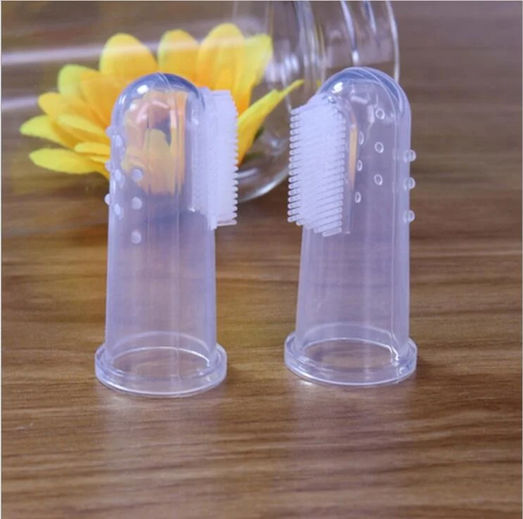 Силиконовая зубная щетка для младенцев