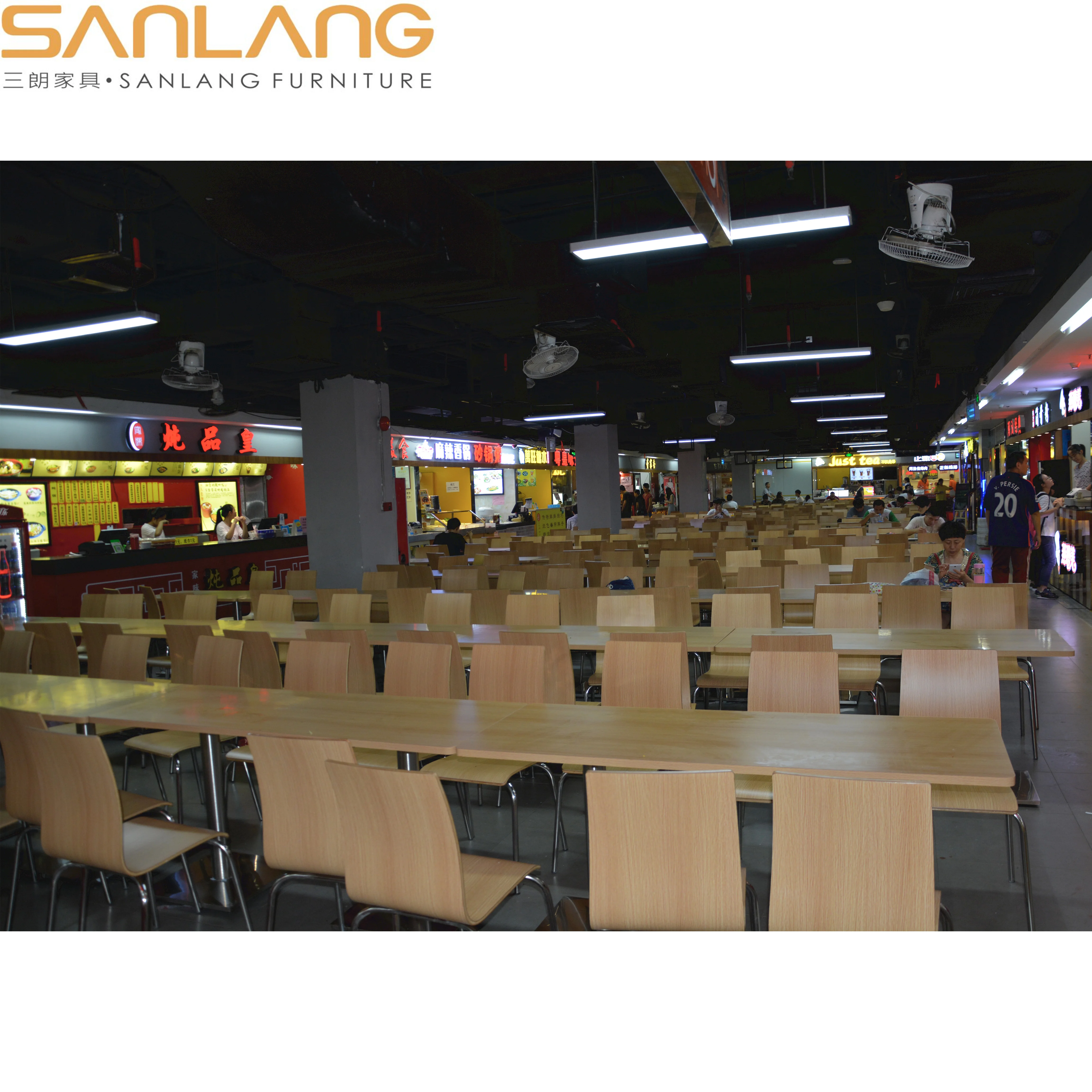 Wedding dining sets industrial wood chair furniture sedia fast food molded plywood canteen seating components chairs and tables