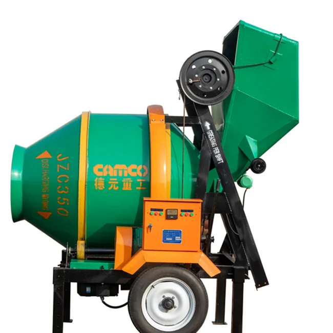 electric engine concrete mixer mini high capacity for sale mobile self loading concrete mixer in China