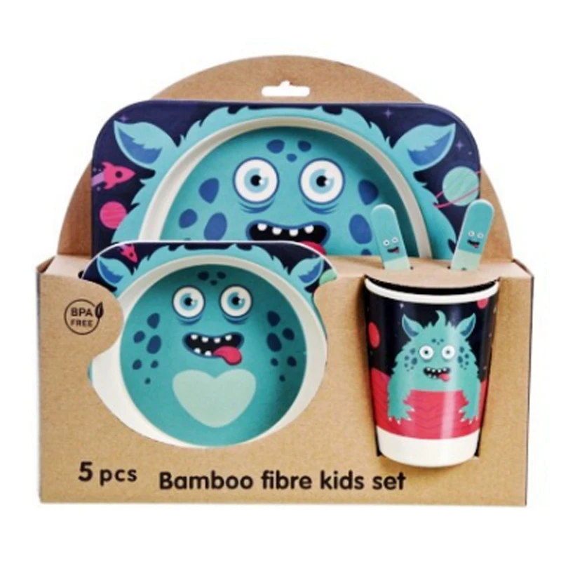 Tableware   fiber kid eco plates s dinnerware, animal cartoon melamine  kids dinnerware